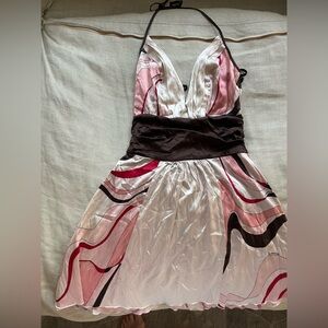 Y2K Bebe silk babydoll dress size XS